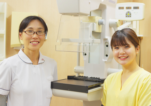 「マンモグラフィ検査」女性技師|大阪市住之江区北加賀屋 南港病院
