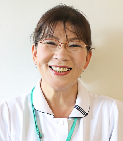 高橋八千代 南港病院訪問看護ステーション所長・南港病院訪問看護ステーション所長兼南港病院看護部長代行 高橋八千代|大阪市住之江区北加賀屋 社会医療法人三宝会 南港病院