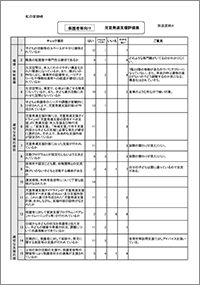 「スマイル御崎」の保護者等向け 児童発達支援評価表