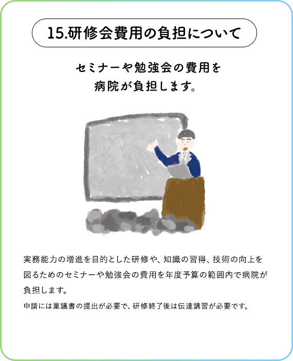 研修会費用の負担について